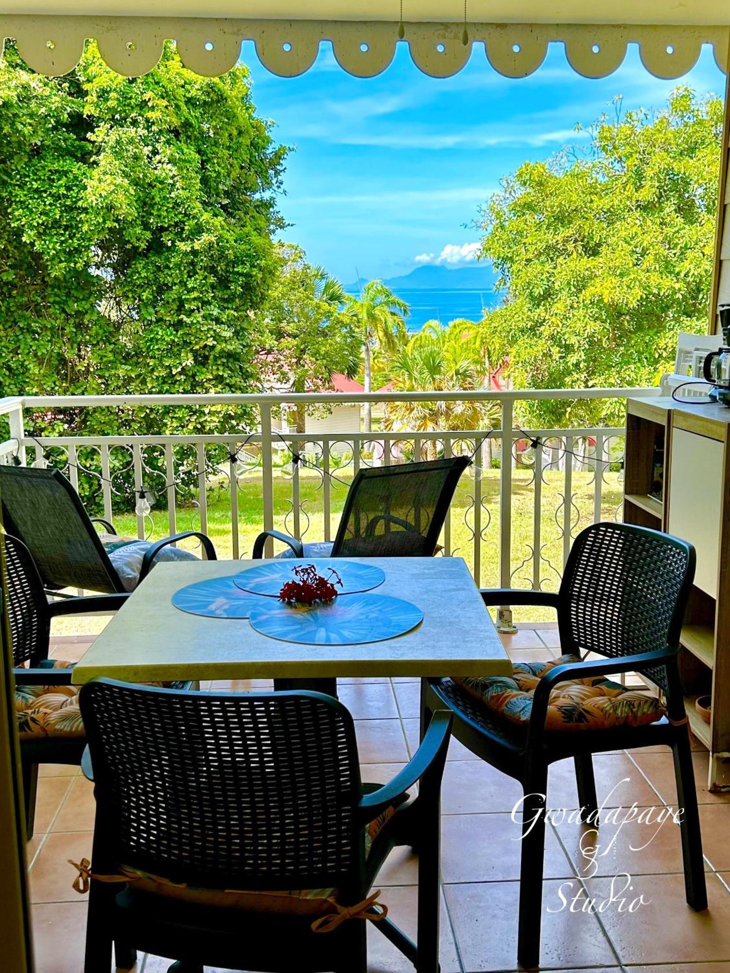 Vue Exclusive Mer Et Volcan, Village Vacances Avec Plage Et Piscine, Les Gwadastudios Sainte-Anne (Grande-Terre) Exterior foto