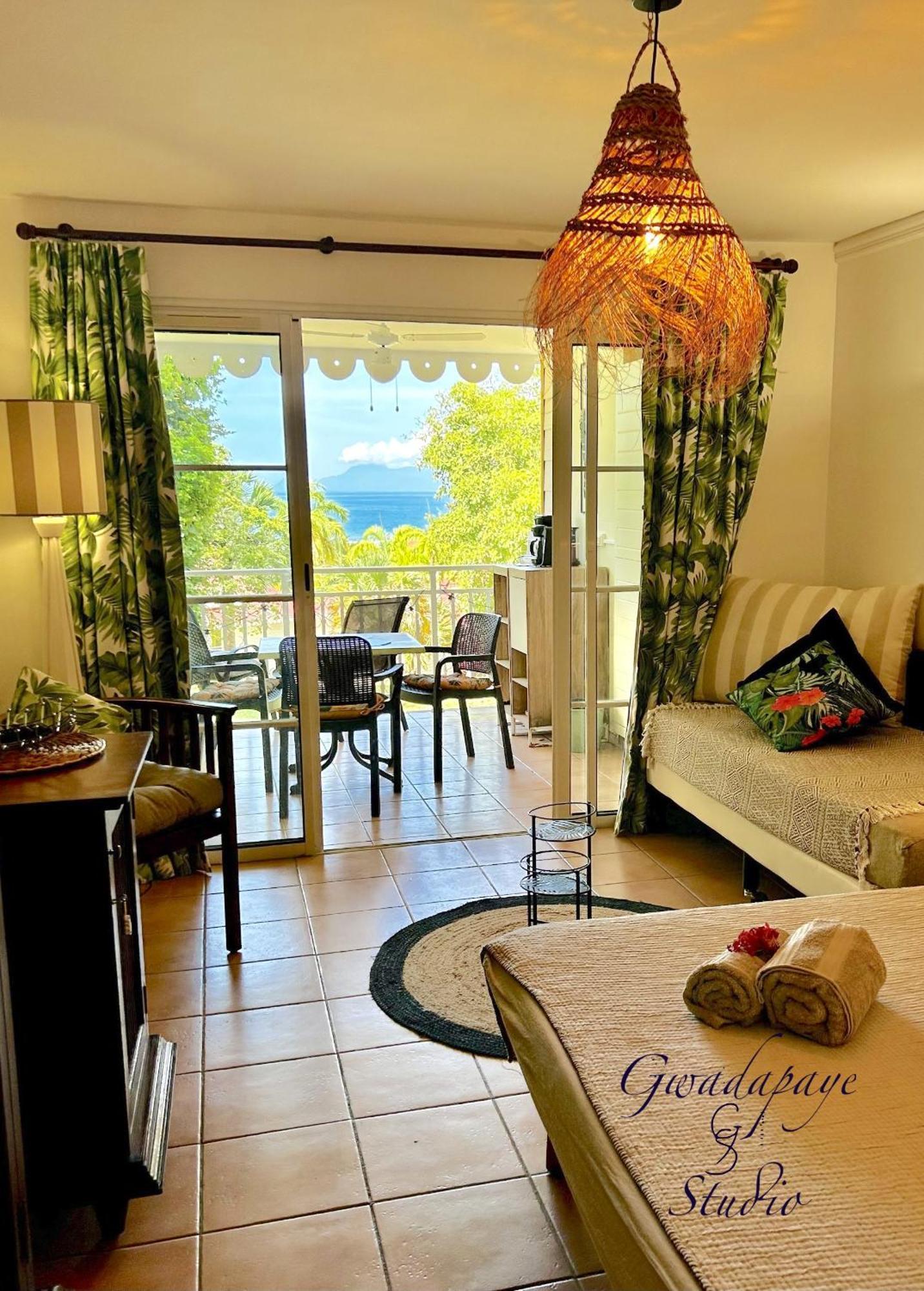 Vue Exclusive Mer Et Volcan, Village Vacances Avec Plage Et Piscine, Les Gwadastudios Sainte-Anne (Grande-Terre) Exterior foto