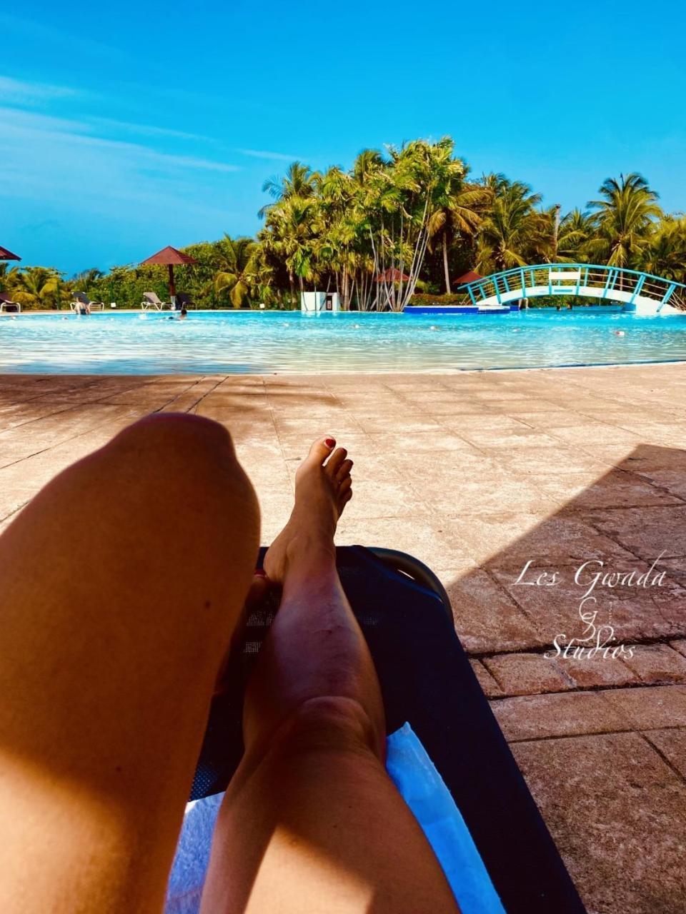 Vue Exclusive Mer Et Volcan, Village Vacances Avec Plage Et Piscine, Les Gwadastudios Sainte-Anne (Grande-Terre) Exterior foto